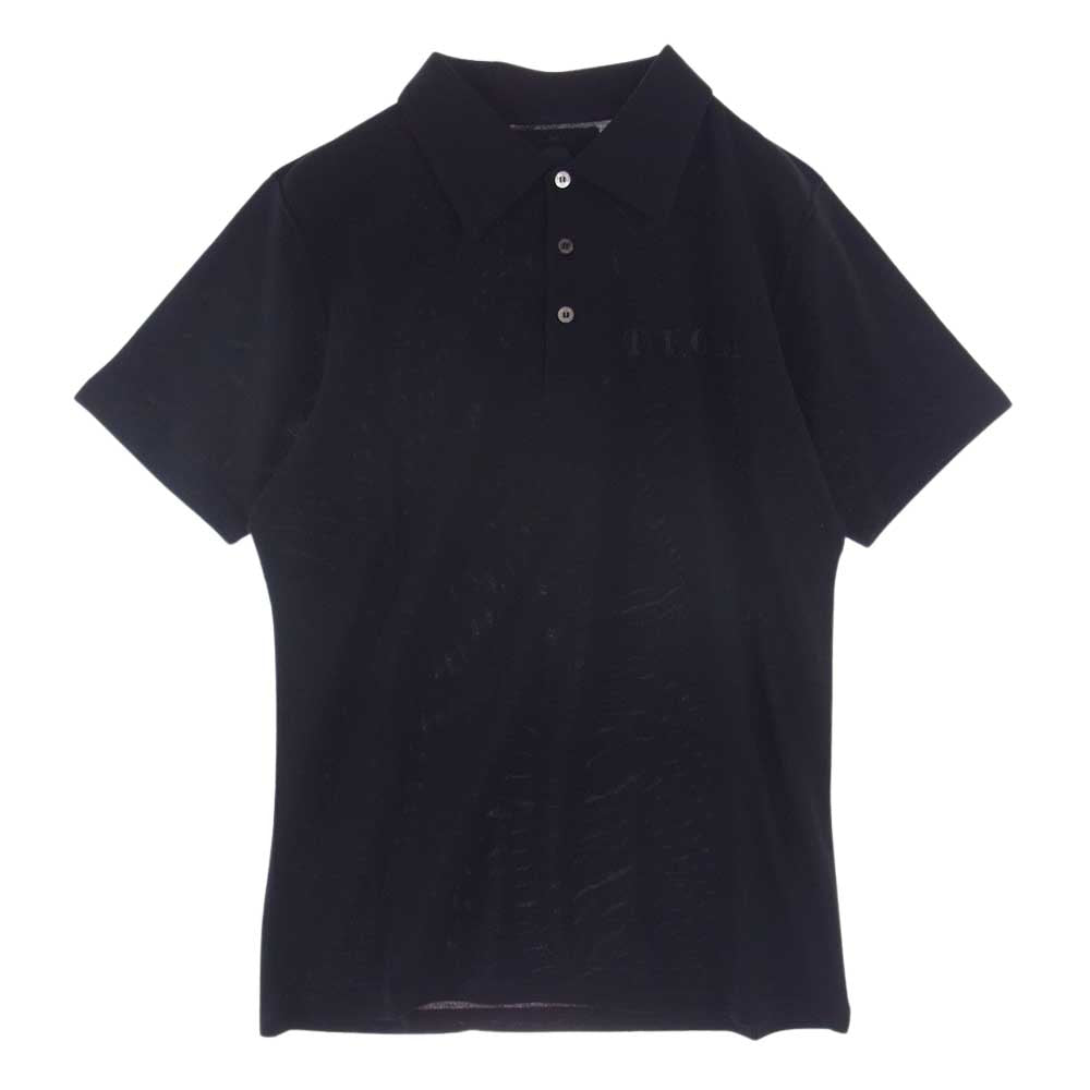 ROEN ロエン 78047808 ロゴ刺繍 スカル 半袖 ポロシャツ ブラック系 ブラック系 46【中古】