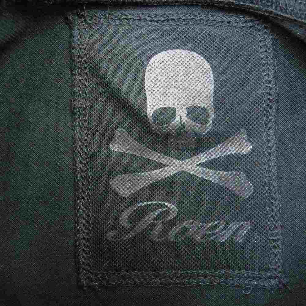 ROEN ロエン 78047808 ロゴ刺繍 スカル 半袖 ポロシャツ ブラック系 ブラック系 46【中古】