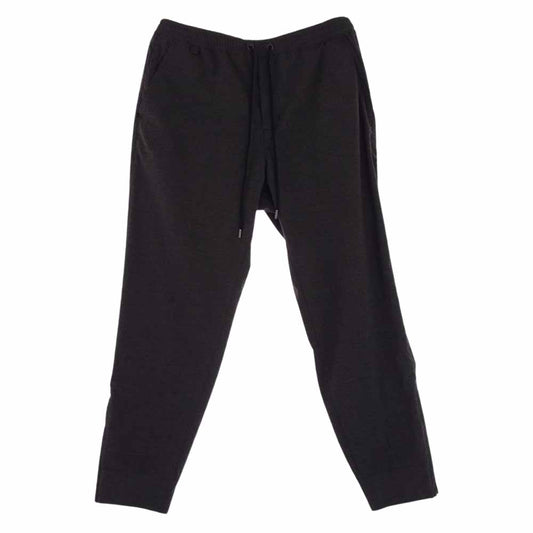 EGO TRIPPING エゴトリッピング 625002 GRAY AREA TROUSERS トラウザー イージー パンツ ドローコード 裾ジップ ダークグレー系 33【中古】