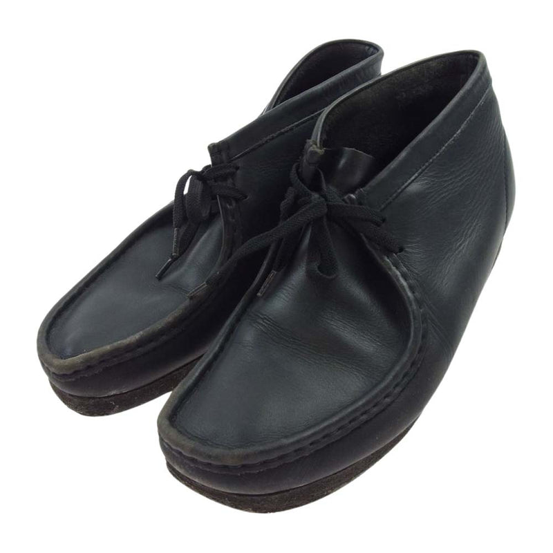 Clarks クラークス 35401 ORIGINAL WALLABEES ワラビー シューズ ブラック系 9 1/2M【中古】