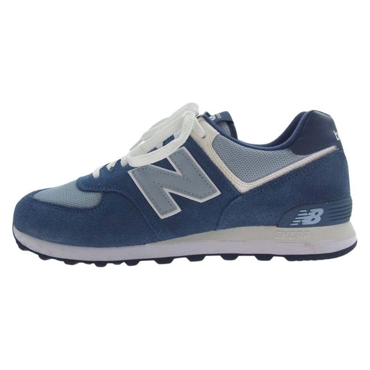 NEW BALANCE ニューバランス ML574SPI  ML574SPI スエード メッシュ スニーカー ブルー系 28cm【中古】