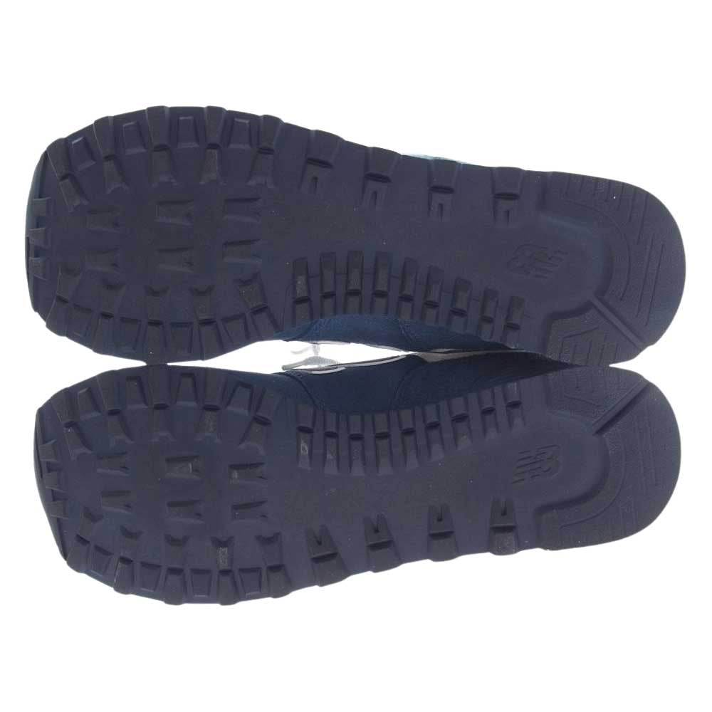 NEW BALANCE ニューバランス ML574SPI  ML574SPI スエード メッシュ スニーカー ブルー系 28cm【中古】