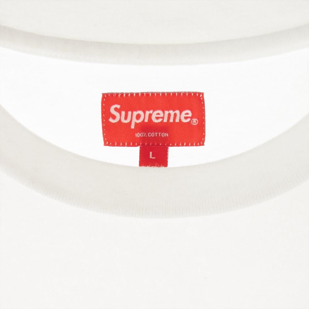 Supreme シュプリーム Small Box Tee スモール ボックスロゴ Tシャツ 半袖 ホワイト系 L【中古】