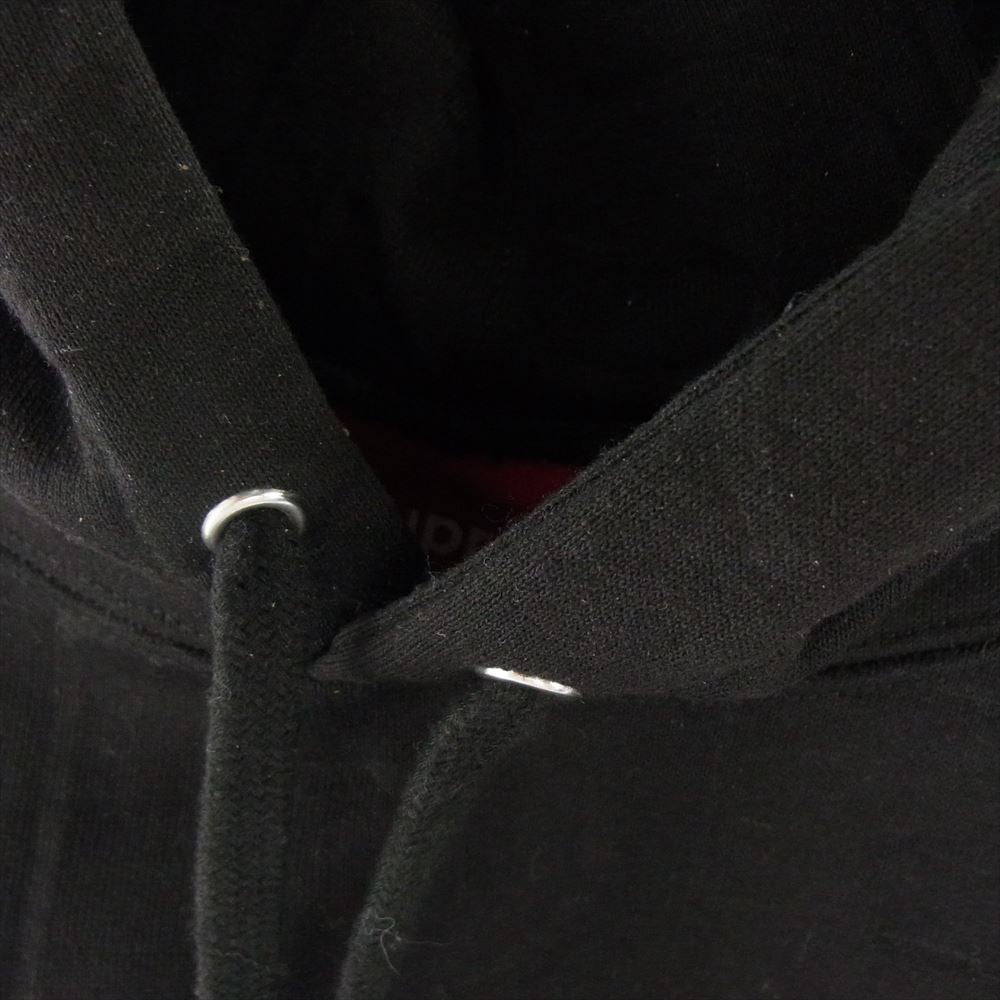 Supreme シュプリーム Embossed Logos Hooded Sweatshirt エンボスロゴ フーディー フーディー パーカー ブラック系 L【中古】