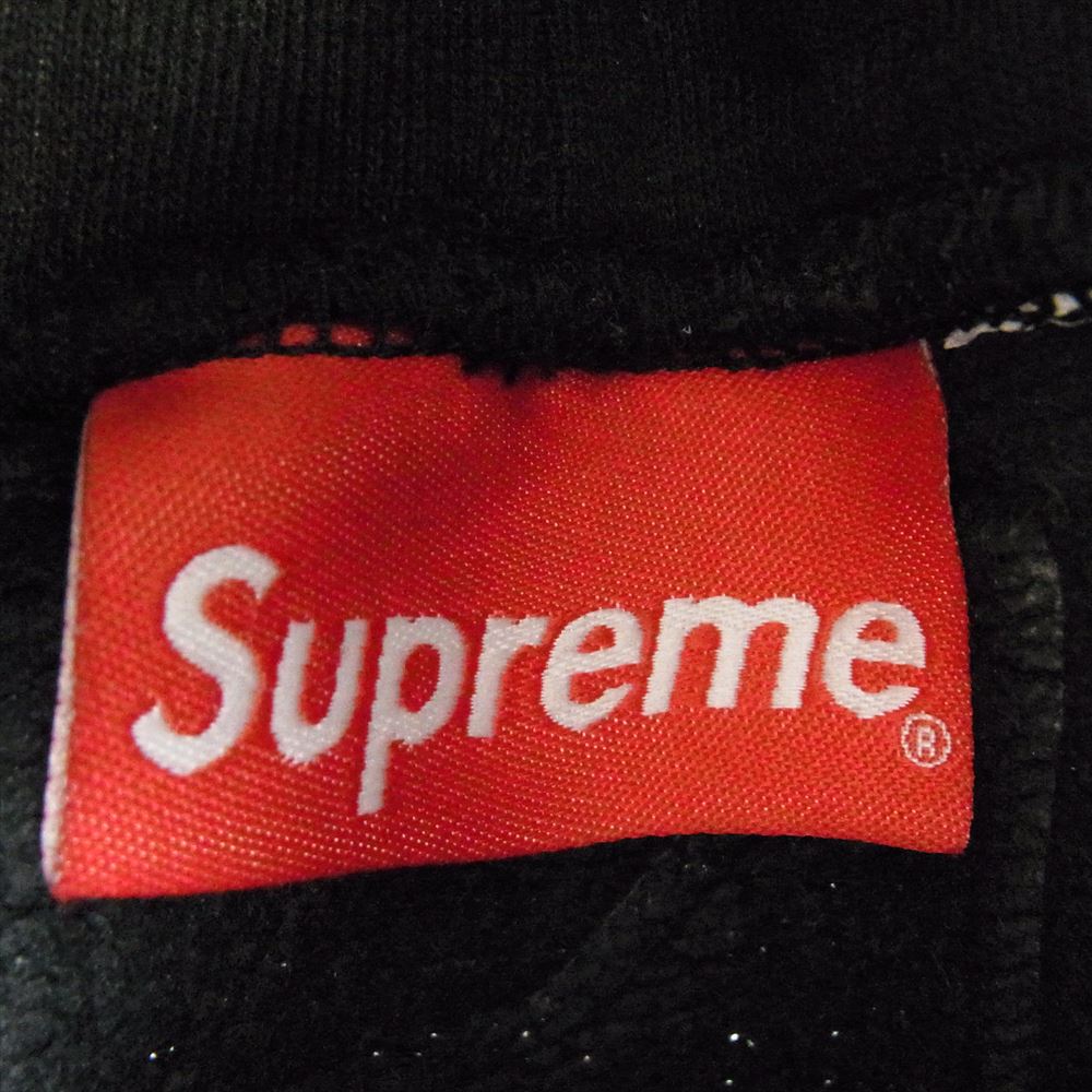 Supreme シュプリーム Embossed Logos Hooded Sweatshirt エンボスロゴ フーディー フーディー パーカー ブラック系 L【中古】