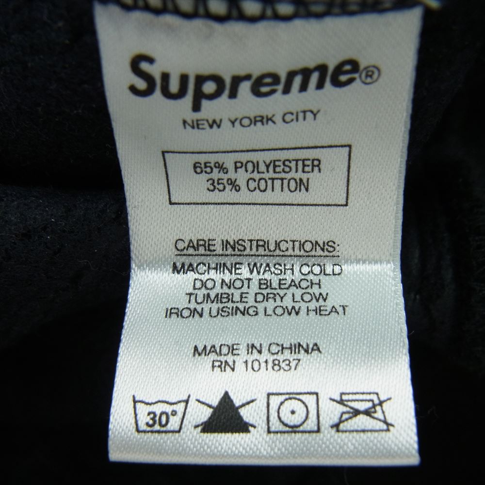 Supreme シュプリーム Embossed Logos Hooded Sweatshirt エンボスロゴ フーディー フーディー パーカー ブラック系 L【中古】
