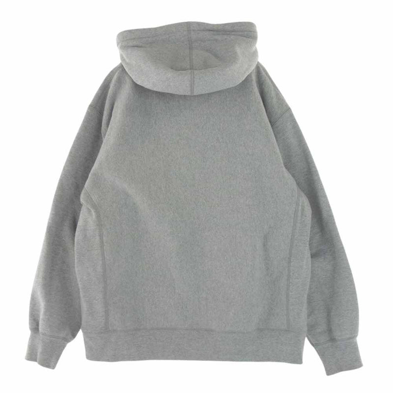 Supreme シュプリーム 21AW Arabic Logo Hooded Sweatshirt アラビック ロゴ フーディー パーカー グレー系 L【中古】