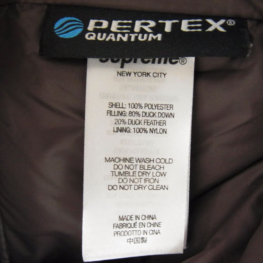 Supreme シュプリーム 23AW Micro Down Half Zip Hooded Pullover Deer マイクロ ダウン ディル ハーフ ジップ ホーデット プルオーバー L【中古】
