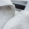 FEAR OF GOD フィアオブゴッド 背面 ラバーロゴ 裏起毛 ポロ スウェット 長袖 トレーナー グレー系 L【中古】