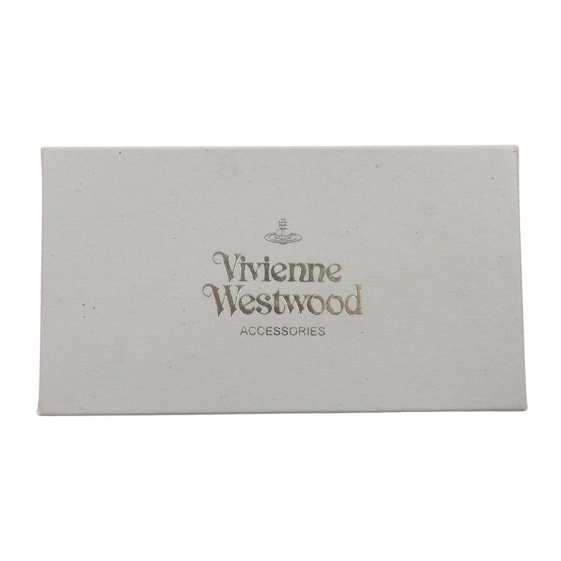 Vivienne Westwood ヴィヴィアンウエストウッド ロゴ 4連 レザー キーケース ブラック系【中古】
