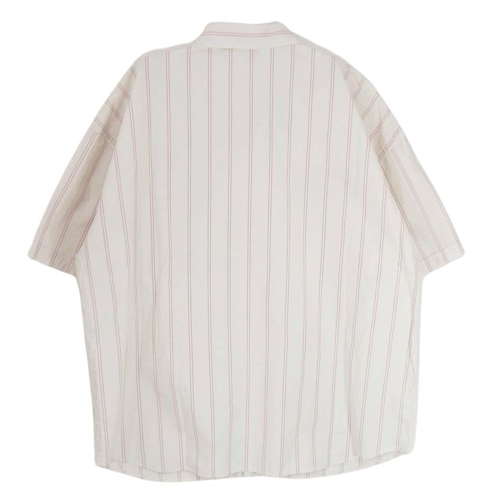 TENDERLOIN テンダーロイン STRIPE WORK SHT S/S ストライプ 半袖 ワーク シャツ M【中古】