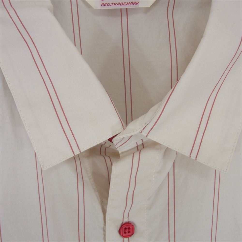 TENDERLOIN テンダーロイン STRIPE WORK SHT S/S ストライプ 半袖 ワーク シャツ M【中古】