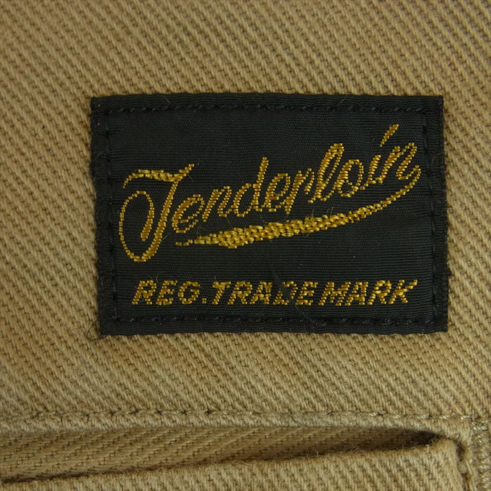 TENDERLOIN テンダーロイン T-BDP T/C ワーク パンツ コットン 日本製 ベージュ系 S【中古】