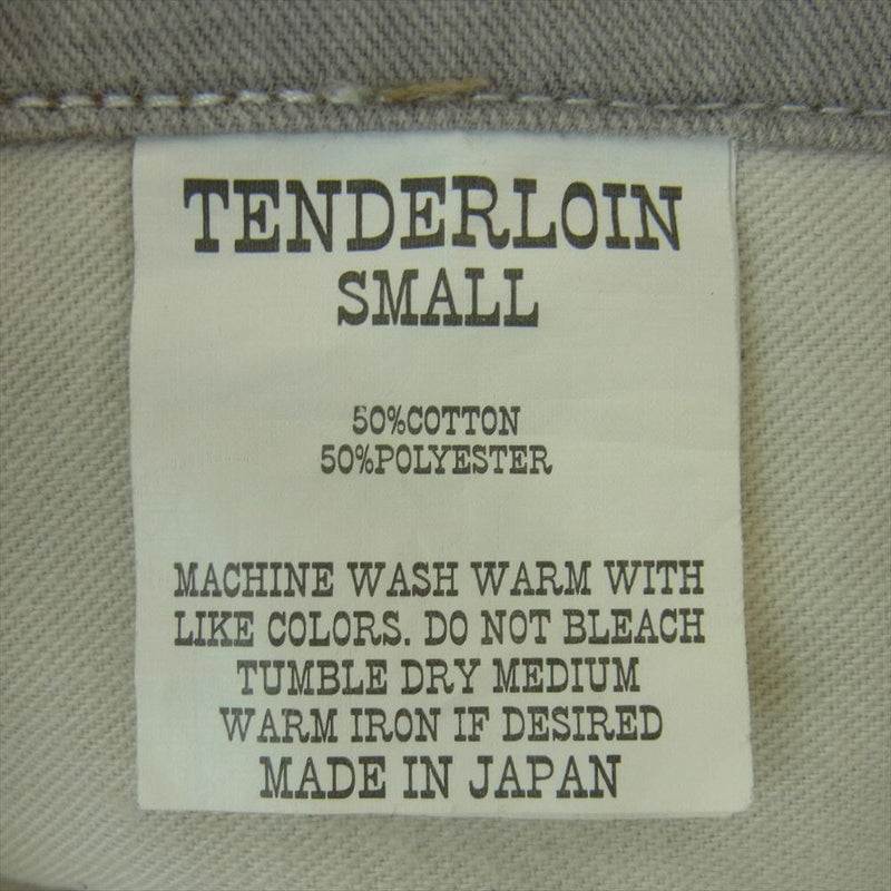 TENDERLOIN テンダーロイン T-BDP T/C ワーク パンツ コットン 日本製 ベージュ系 S【中古】