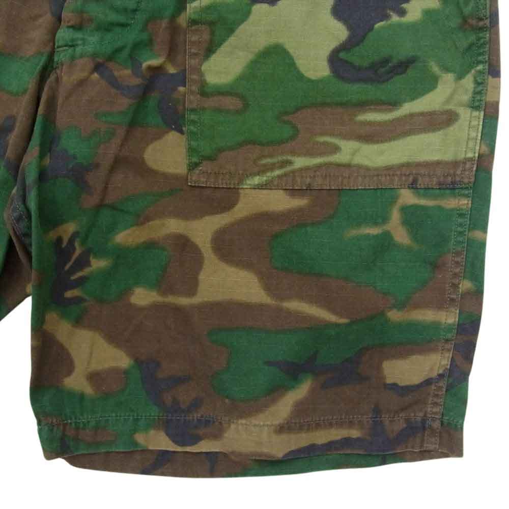 TENDERLOIN テンダーロイン ARMY SHORTS JFC カモフラ 迷彩 ショート パンツ ショーツ グリーン系 M【中古】