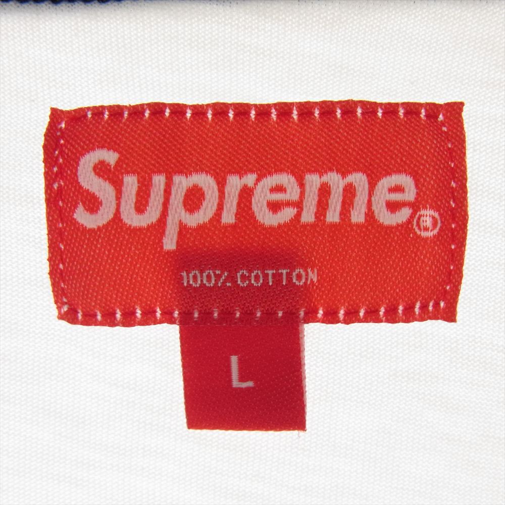 Supreme シュプリーム 20SS Dog Raglan L/S Top ドッグ プリント ラグラン ロングスリーブ ロンT 長袖 Tシャツ ホワイト系 ブラック系 L【中古】