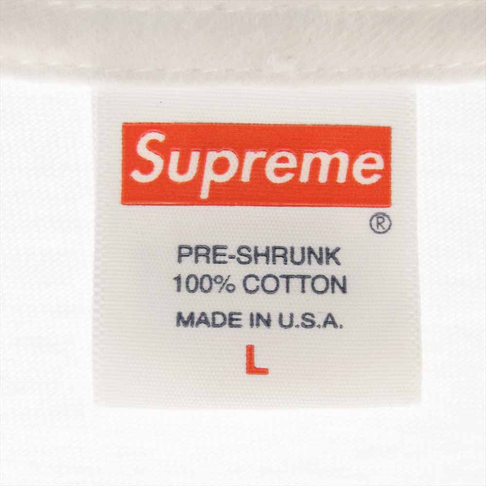 Supreme シュプリーム 19AW Bandana Box Logo Tee バンダナ ボックスロゴ プリント 半袖 Tシャツ ホワイト系 L【中古】