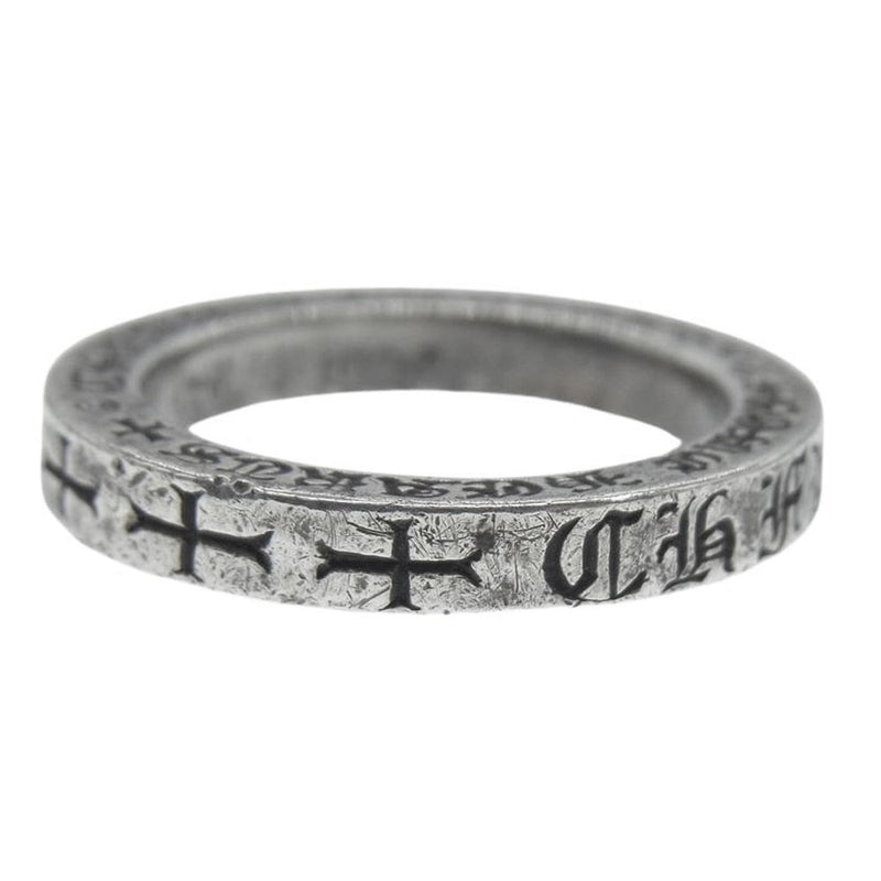 CHROME HEARTS クロムハーツ（原本無） 3mm スペーサーリング 1ダイヤ リング シルバー系 14号【中古】