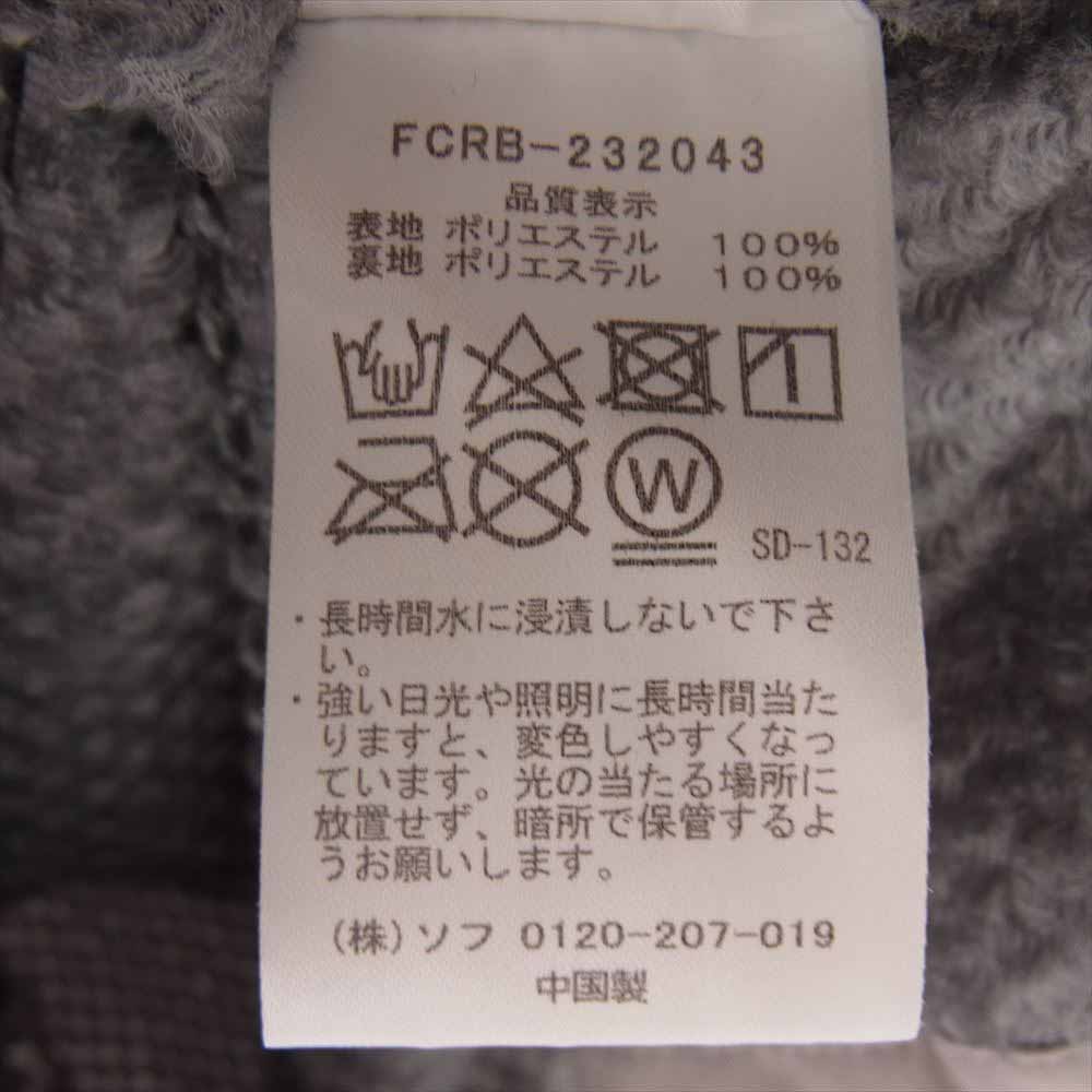 F.C.R.B. エフシーアールビー 23AW FCRB-232043 Bristol STRETCH LIGHT WEIGHT INSULATION VEST ストレッチ ライトウェイト ロゴ パッチ ベスト  グレー系 XL【中古】