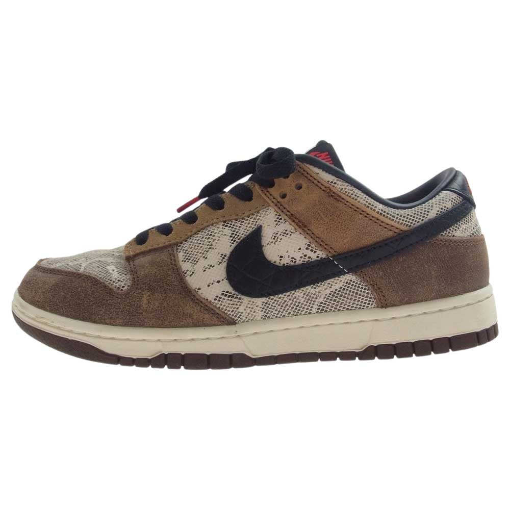 NIKE ナイキ FJ5434-120　 DUNK LOW PRM Head 2 Head CO JP ダンク ロー ヘッド 2 ヘッド ローカット  スニーカー ブラウン系 26cm【中古】