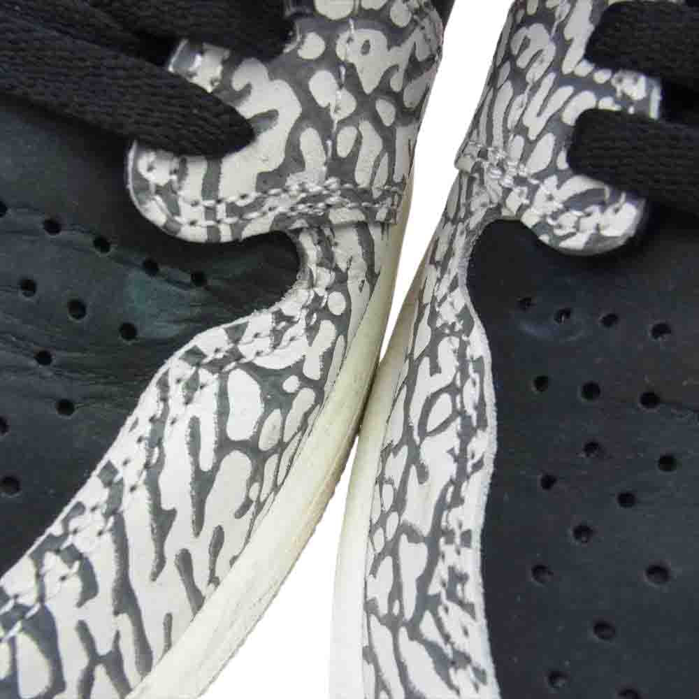 NIKE ナイキ CZ0790-001 Air Jordan 1 Retro Low OG Black Cement エアジョーダン1 レトロ ロー OG ブラックセメント ローカット スニーカー ブラック系 グレー系 ホワイト系 26cm【中古】