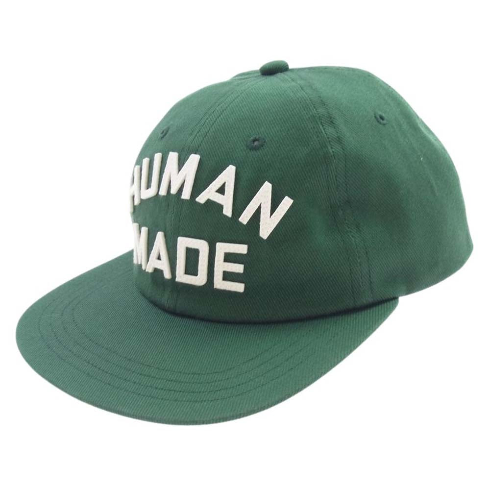 HUMAN MADE ヒューマンメイド 23AW フォント 6パネル キャップ グリーン系【中古】