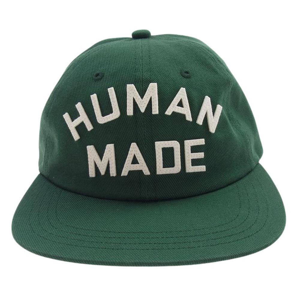 HUMAN MADE ヒューマンメイド 23AW フォント 6パネル キャップ グリーン系【中古】