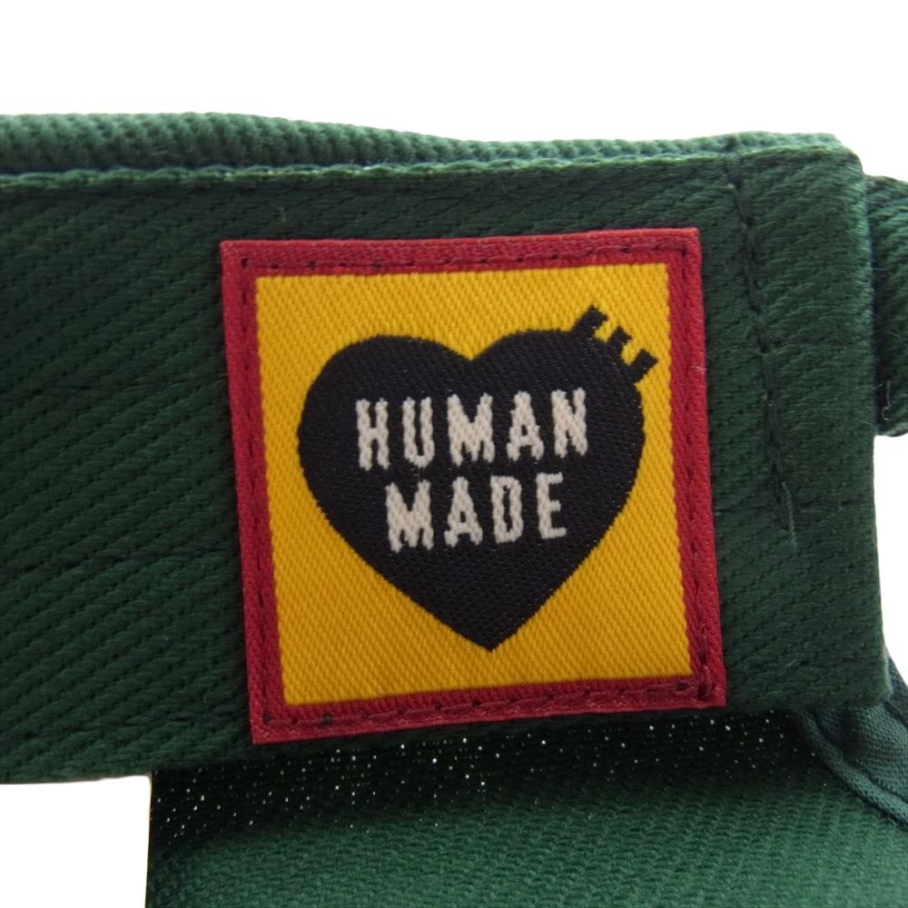 HUMAN MADE ヒューマンメイド 23AW フォント 6パネル キャップ グリーン系【中古】