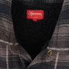 Supreme シュプリーム 22AW Shearling Lined Flannel Shirt シアリング ラインド フランネル シャツ 裏ボア付 グレー系 M【中古】