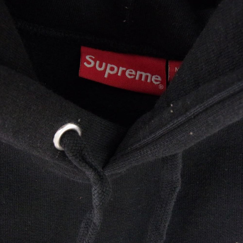 Supreme シュプリーム 22AW Tag Hooded Sweatshirts タグ フーディー スウェット シャツ ブラック系 M【中古】