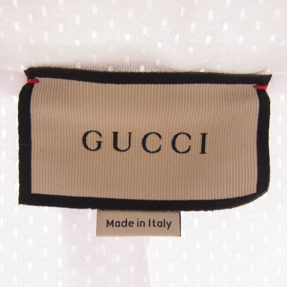 GUCCI グッチ 21AW 693024 GG ジャージー ジャカード ジップ ジャケット ホワイト系 L【中古】