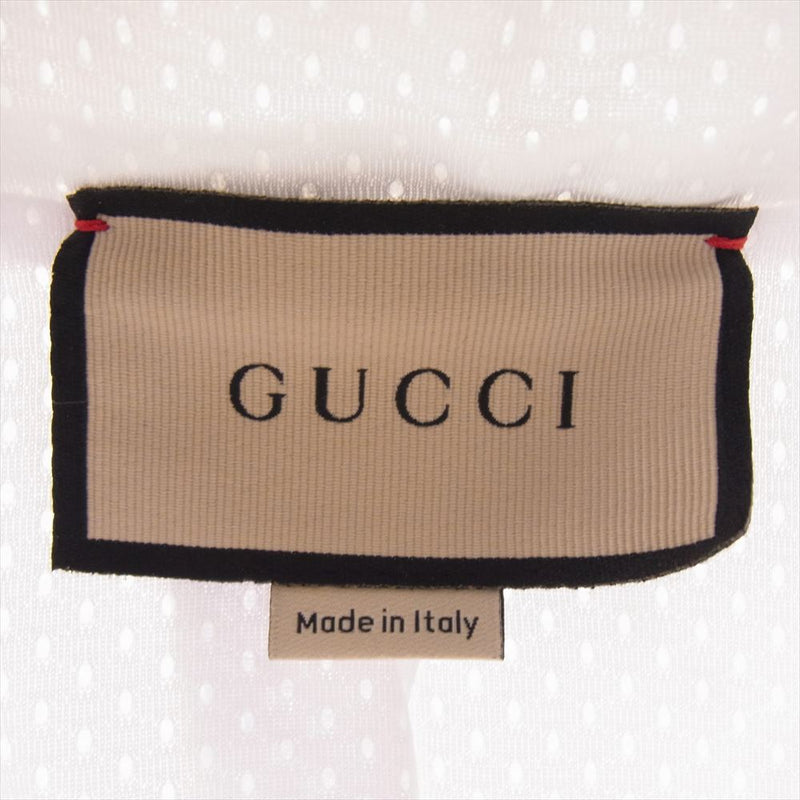 GUCCI グッチ 21AW 693024 GG ジャージー ジャカード ジップ ジャケット ホワイト系 L【中古】