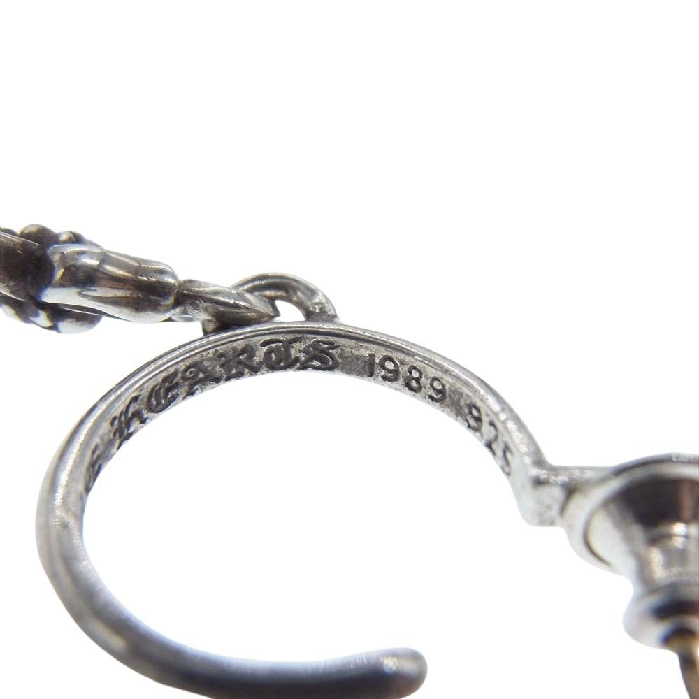 CHROME HEARTS クロムハーツ（原本無） No5 DAGGER #5 ダガーフープ ピアス シルバー系 10.5号【中古】