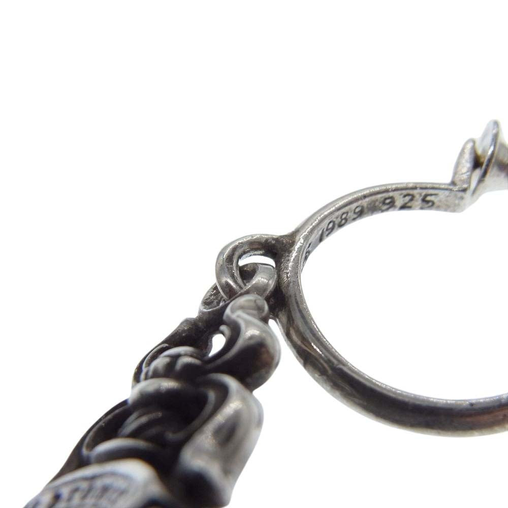 CHROME HEARTS クロムハーツ（原本無） No5 DAGGER #5 ダガーフープ ピアス シルバー系 10.5号【中古】