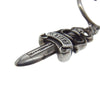 CHROME HEARTS クロムハーツ（原本無） No5 DAGGER #5 ダガーフープ ピアス シルバー系 10.5号【中古】