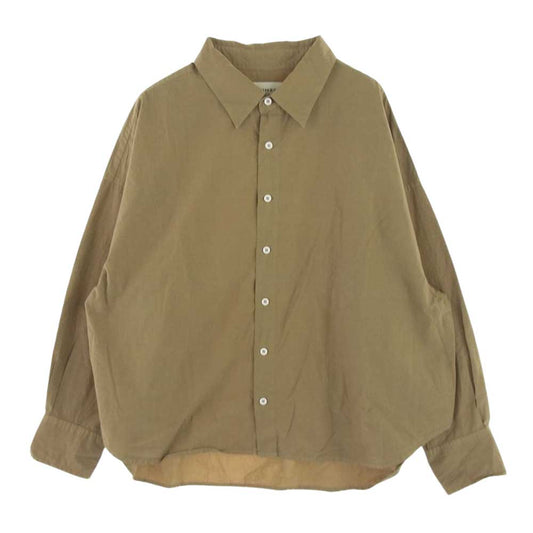 ザ シンゾーン 20SMSBL59 コットン ウィン ディシャツ 長袖 ブラウス カーキ系 FREE【中古】