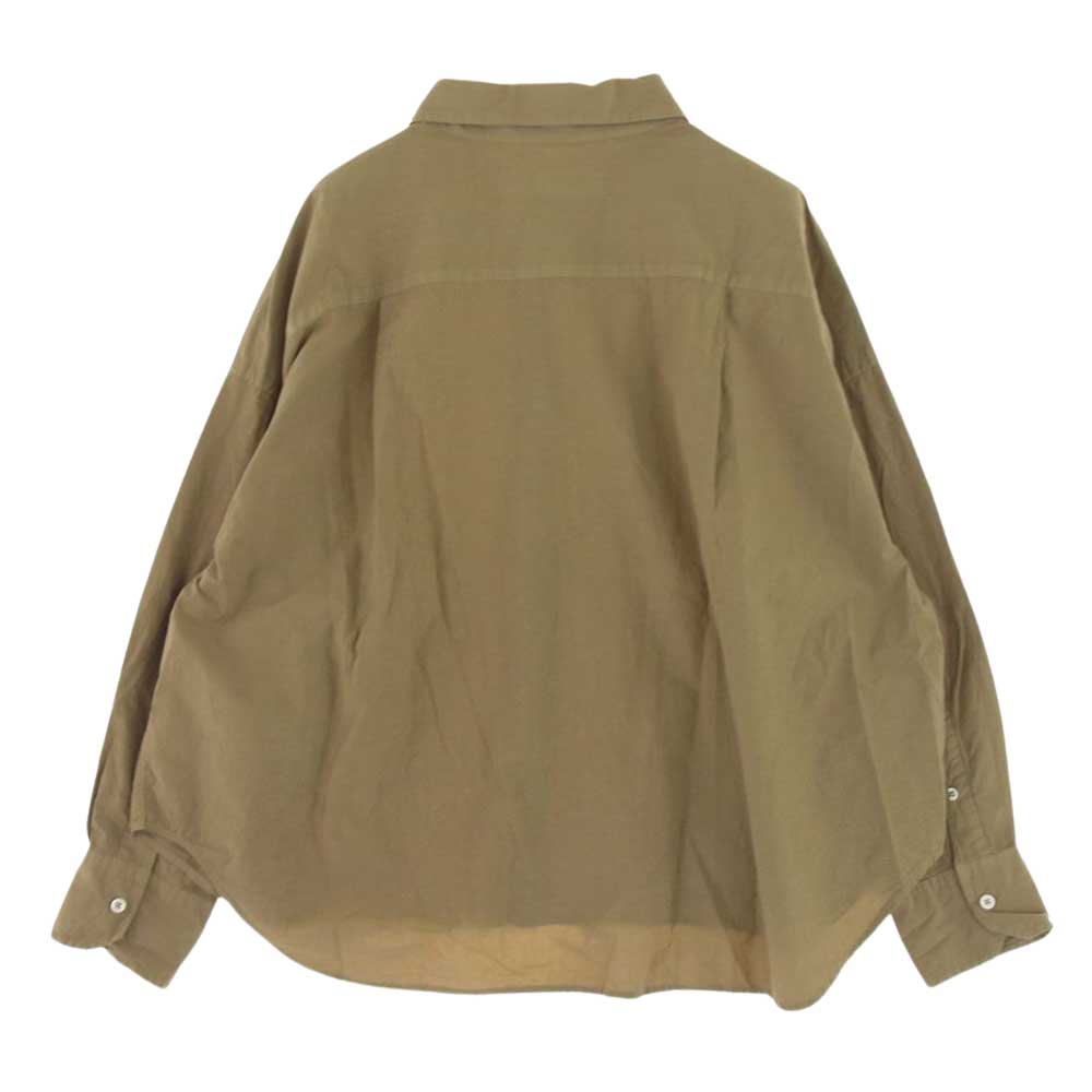 ザ シンゾーン 20SMSBL59 コットン ウィン ディシャツ 長袖 ブラウス カーキ系 FREE【中古】