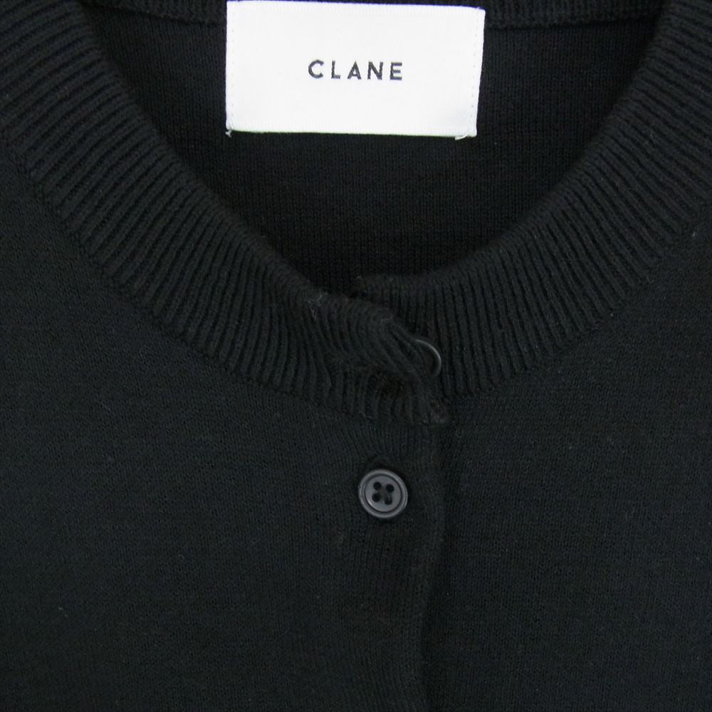 クラネ 17106-2021 ローゲージ ニット カーディガン ブラック系 2【中古】