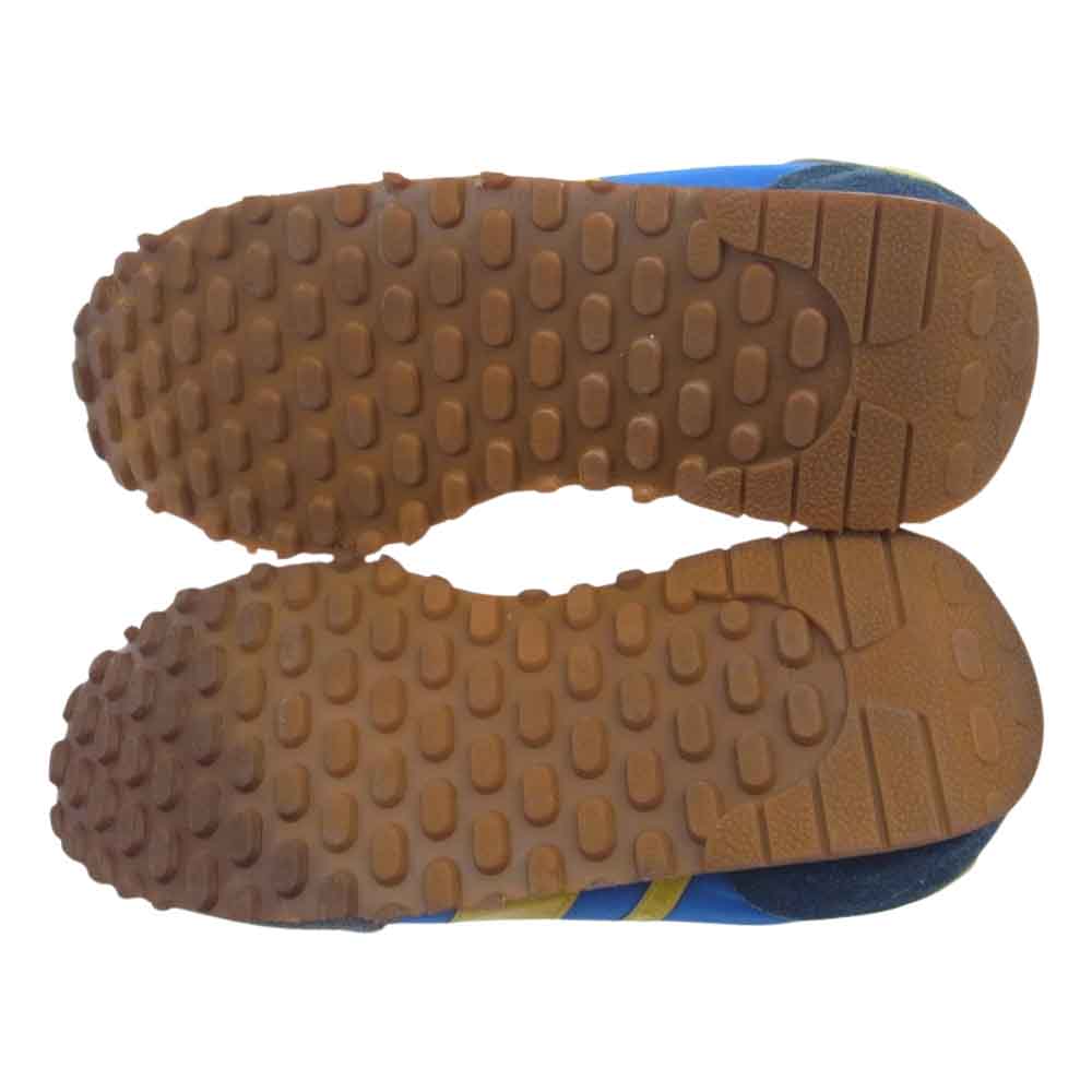 プロケッズ 観賞用 USA製 T/Racer ローカット ランニング スニーカー ブルー系 イエロー系 5.5【中古】