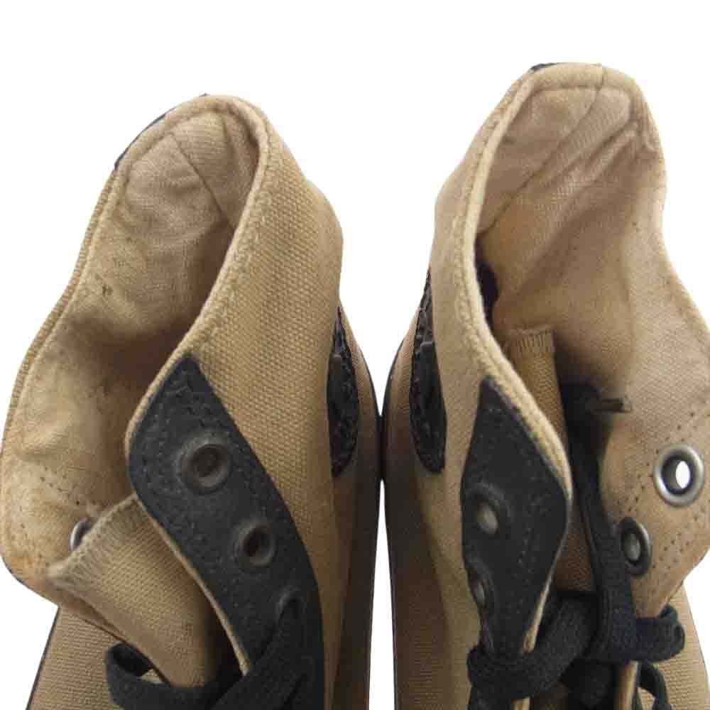 CONVERSE コンバース 80s USA製 ヴィンテージ The Chuck Taylor Classic チャックテイラー クラシック ハイカット スニーカー ベージュ系 6【中古】