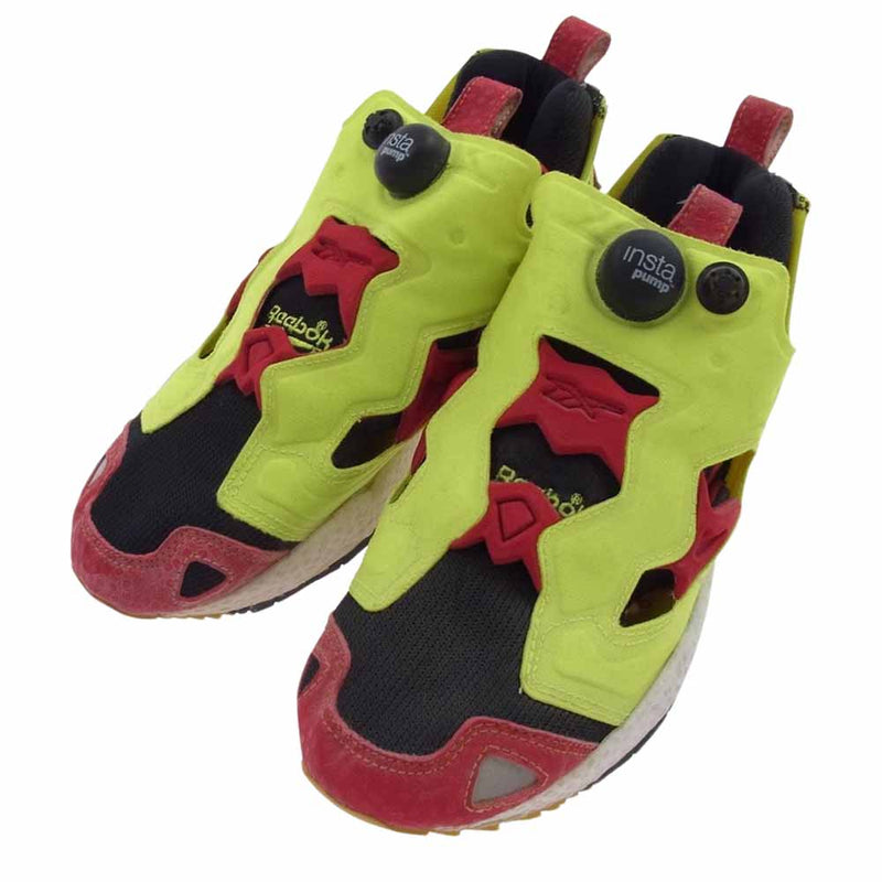 Reebok リーボック 1-41667 INSTA PUMP FURY オリジナル インスタ ポンプ フューリー スニーカー レッド系 イエロー系 24.5cm【中古】