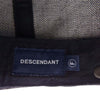 DESCENDANT ディセンダント × Ron Herman ロンハーマン別注  ロゴ刺繍 デニム 6パネル キャップ 帽子 グレー系 F【中古】