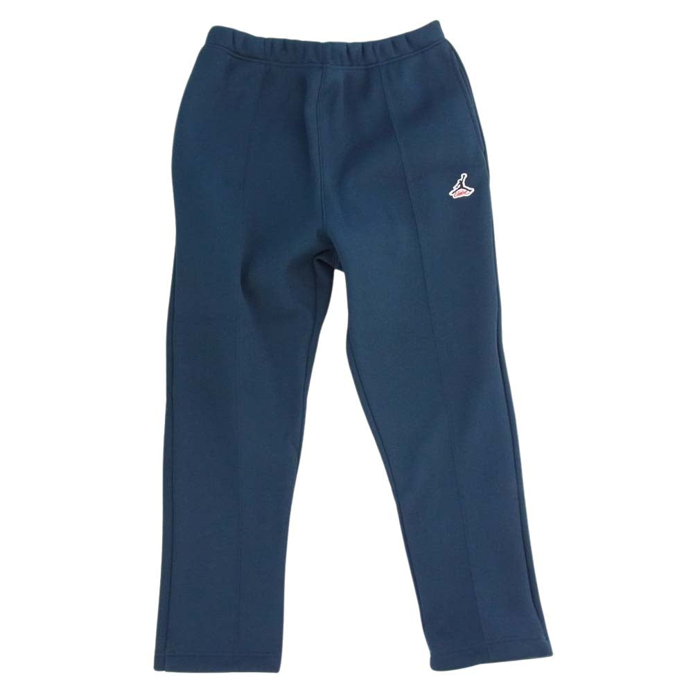 NIKE AIR JORDAN ナイキ ジョーダン 20AW CV1201-454 × UNION ユニオン LEISURE PANT ロゴ ワッペン スウェット パンツ ネイビーグリーン系 S【中古】