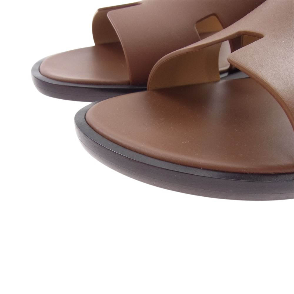 HERMES エルメス Izmir Sandals イズミール サンダル ブラウン系 42【極上美品】【中古】