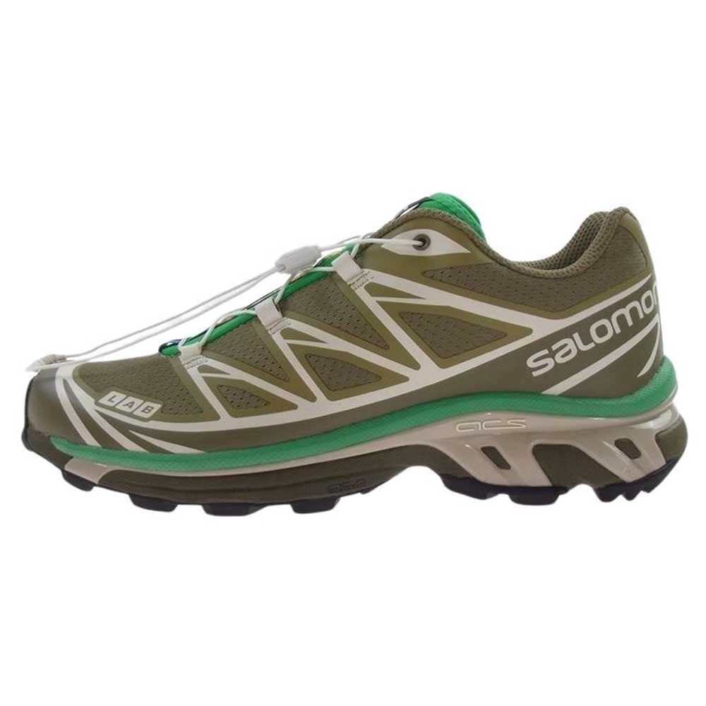 salomon サロモン 472935 Xt-6 ローカット スニーカー モスグリーン系 26cm【中古】