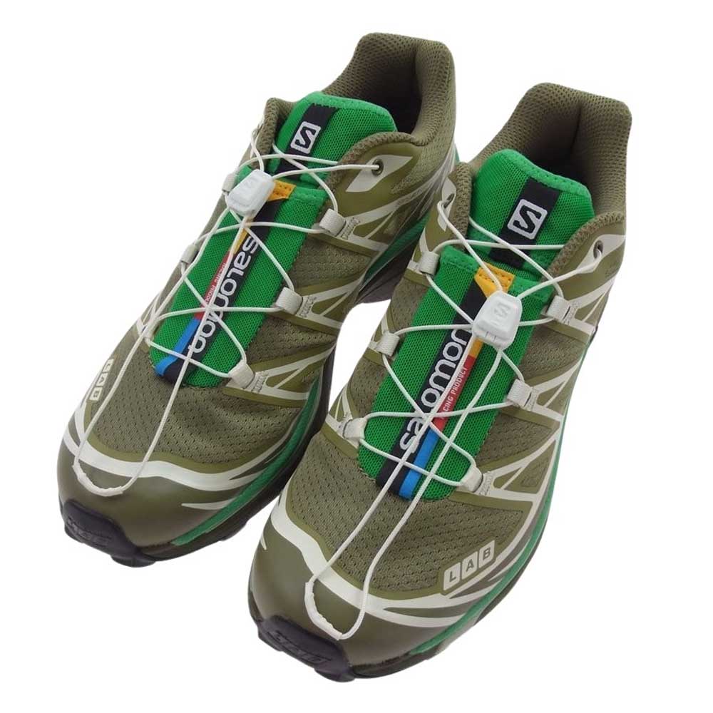 salomon サロモン 472935 Xt-6 ローカット スニーカー モスグリーン系 26cm【中古】