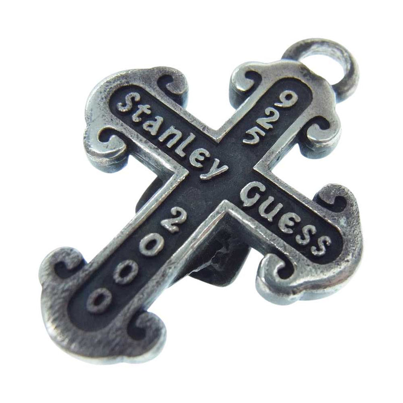 STANLEY GUESS スタンリーゲス スカル クロス ペンダントトップ シルバー系【中古】