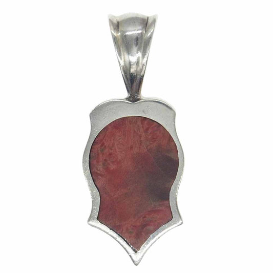 STANLEY GUESS スタンリーゲス ウッド ギター ペンダントトップ シルバー系【中古】