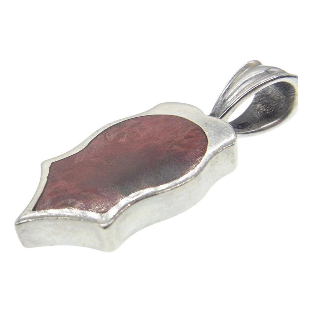 STANLEY GUESS スタンリーゲス ウッド ギター ペンダントトップ シルバー系【中古】