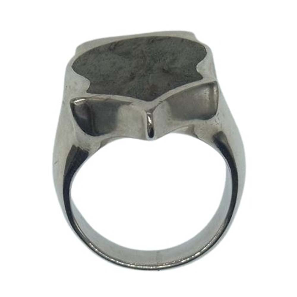 STANLEY GUESS スタンリーゲス ウッド ギター リング シルバー系 10.5号【中古】